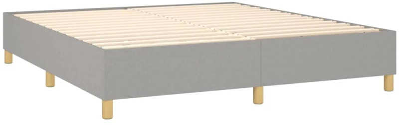 ΚΡΕΒΑΤΙ BOXSPRING ΜΕ ΣΤΡΩΜΑ & LED ΑΝ.ΓΚΡΙ 160X200ΕΚ. ΥΦΑΣΜΑΤΙΝΟ 3135685