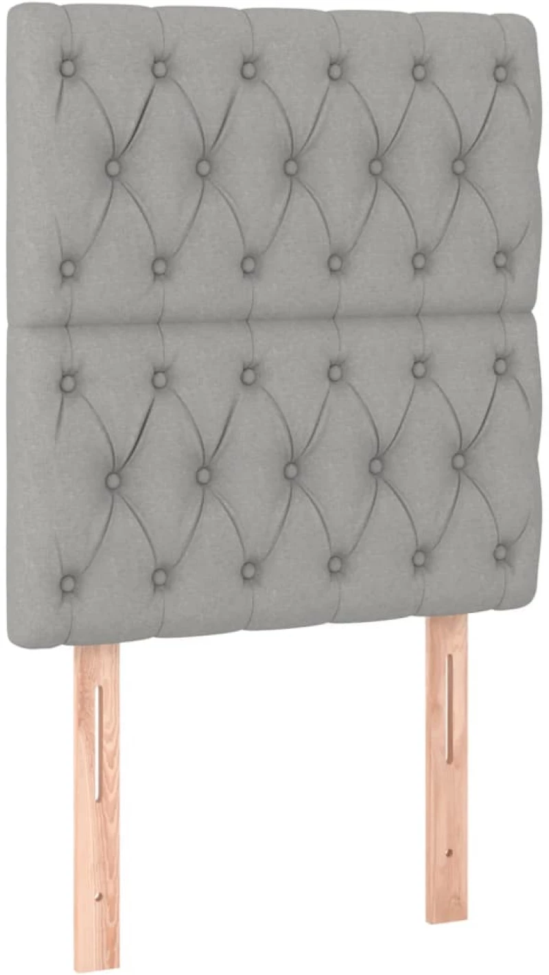 ΚΡΕΒΑΤΙ BOXSPRING ΜΕ ΣΤΡΩΜΑ ΑΝΟΙΧΤΟ ΓΚΡΙ 80X200 ΕΚ. ΥΦΑΣΜΑΤΙΝΟ 3136789