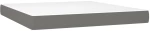 ΚΡΕΒΑΤΙ BOXSPRING ΜΕ ΣΤΡΩΜΑ ΣΚΟΥΡΟ ΓΚΡΙ 160X200 ΕΚ ΥΦΑΣΜΑΤΙΝΟ 3128214