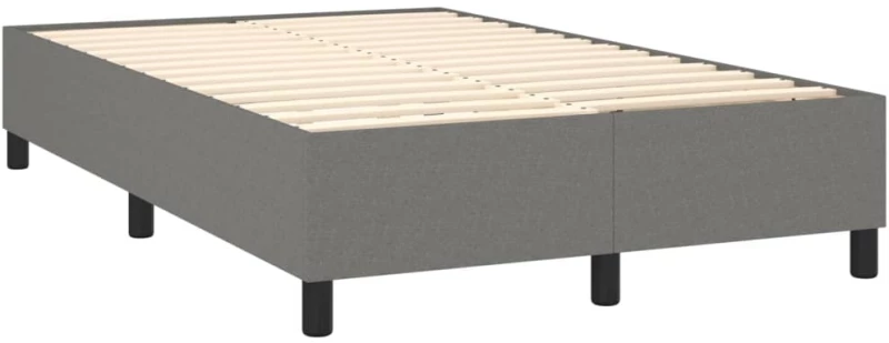 ΚΡΕΒΑΤΙ BOXSPRING ΜΕ ΣΤΡΩΜΑ & LED ΣΚ.ΓΚΡΙ 120X200 ΕΚ ΥΦΑΣΜΑΤΙΝΟ 3135102