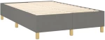 ΚΡΕΒΑΤΙ BOXSPRING ΜΕ ΣΤΡΩΜΑ & LED ΣΚ.ΓΚΡΙ 120X200 ΕΚ ΥΦΑΣΜΑΤΙΝΟ 3135662