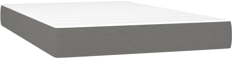 ΚΡΕΒΑΤΙ BOXSPRING ΜΕ ΣΤΡΩΜΑ & LED ΣΚ.ΓΚΡΙ 120X200 ΕΚ ΥΦΑΣΜΑΤΙΝΟ 3135662