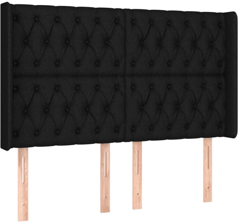 ΚΡΕΒΑΤΙ BOXSPRING ΜΕ ΣΤΡΩΜΑ & LED ΜΑΥΡΟ 160X200 ΕΚ. ΥΦΑΣΜΑΤΙΝΟ 3139127