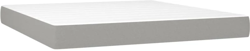 ΚΡΕΒΑΤΙ BOXSPRING ΜΕ ΣΤΡΩΜΑ ΑΝΟΙΧΤΟ ΓΚΡΙ 180X200 ΕΚ. ΥΦΑΣΜΑΤΙΝΟ 3140313