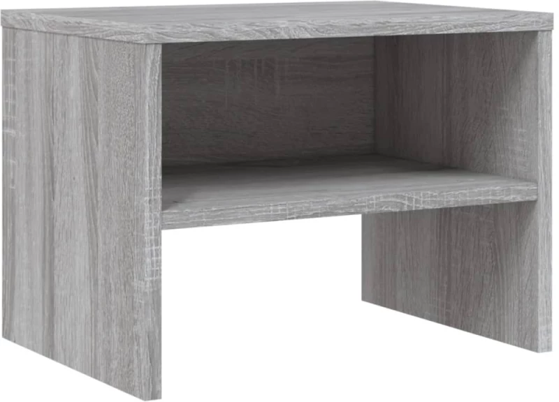 ΚΟΜΟΔΙΝΑ 2 ΤΕΜ. ΓΚΡΙ SONOMA 40X30X30 ΕΚ. ΑΠΟ ΕΠΕΞΕΡΓΑΣΜΕΝΟ ΞΥΛΟ 815240