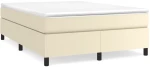ΠΛΑΙΣΙΟ ΚΡΕΒΑΤΙΟΥ BOXSPRING ΚΡΕΜ 140X190 ΕΚ. ΣΥΝΘΕΤΙΚΟ ΔΕΡΜΑ 3121043