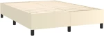 ΠΛΑΙΣΙΟ ΚΡΕΒΑΤΙΟΥ BOXSPRING ΚΡΕΜ 140X190 ΕΚ. ΣΥΝΘΕΤΙΚΟ ΔΕΡΜΑ 3121043
