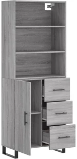 ΝΤΟΥΛΑΠΙ ΓΚΡΙ SONOMA 69,5 X 34 X 180 ΕΚ. ΕΠΕΞΕΡΓΑΣΜΕΝΟ ΞΥΛΟ 3189475