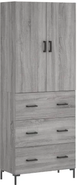 ΝΤΟΥΛΑΠΙ ΓΚΡΙ SONOMA 69,5 X 34 X 180 ΕΚ. ΕΠΕΞΕΡΓΑΣΜΕΝΟ ΞΥΛΟ 3195849