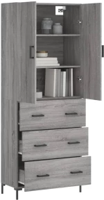 ΝΤΟΥΛΑΠΙ ΓΚΡΙ SONOMA 69,5 X 34 X 180 ΕΚ. ΕΠΕΞΕΡΓΑΣΜΕΝΟ ΞΥΛΟ 3195849