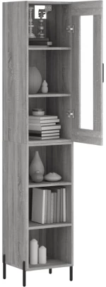 ΜΠΟΥΦΕΣ SONOMA ΓΚΡΙ 34,5 X 34 X 180 ΕΚ. ΑΠΟ ΕΠΕΞΕΡΓΑΣΜΕΝΟ ΞΥΛΟ 3199375
