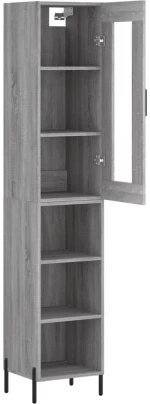 ΜΠΟΥΦΕΣ SONOMA ΓΚΡΙ 34,5 X 34 X 180 ΕΚ. ΑΠΟ ΕΠΕΞΕΡΓΑΣΜΕΝΟ ΞΥΛΟ 3199375