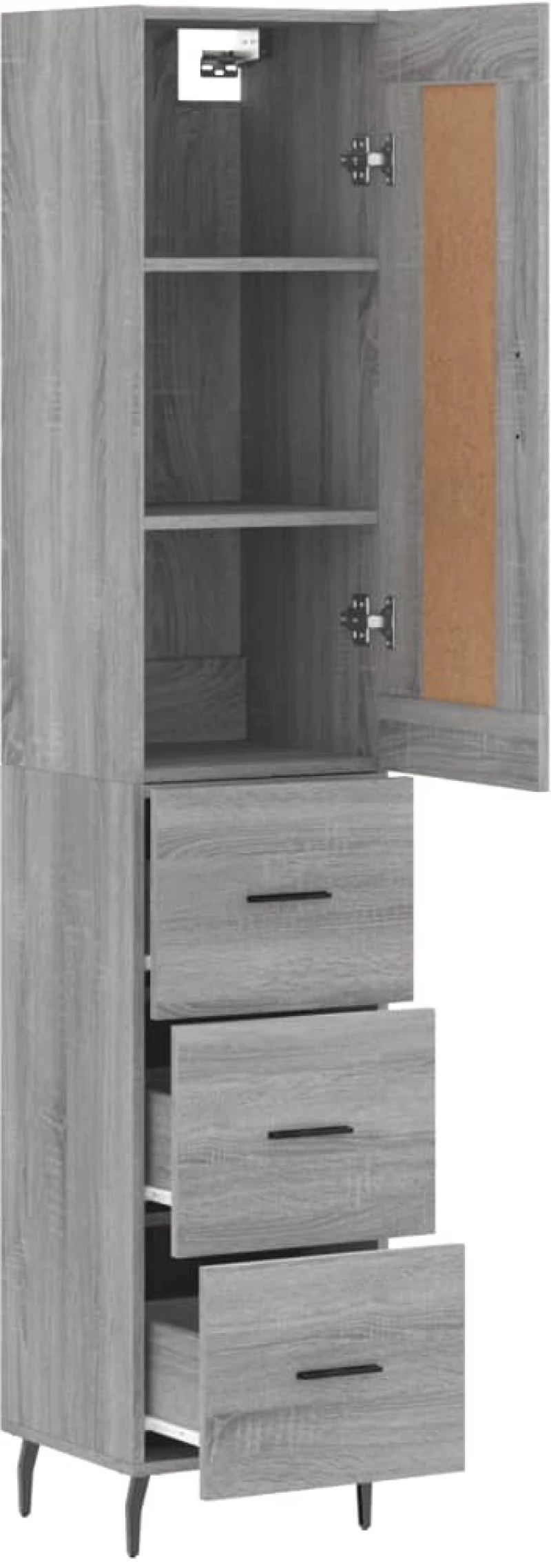 ΜΠΟΥΦΕΣ SONOMA ΓΚΡΙ 34,5 X 34 X 180 ΕΚ. ΑΠΟ ΕΠΕΞΕΡΓΑΣΜΕΝΟ ΞΥΛΟ 3200215