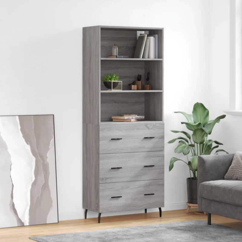 ΝΤΟΥΛΑΠΙ ΓΚΡΙ SONOMA 69,5 X 34 X 180 ΕΚ. ΕΠΕΞΕΡΓΑΣΜΕΝΟ ΞΥΛΟ 3189403