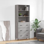 ΝΤΟΥΛΑΠΙ ΓΚΡΙ SONOMA 69,5 X 34 X 180 ΕΚ. ΕΠΕΞΕΡΓΑΣΜΕΝΟ ΞΥΛΟ 3189403
