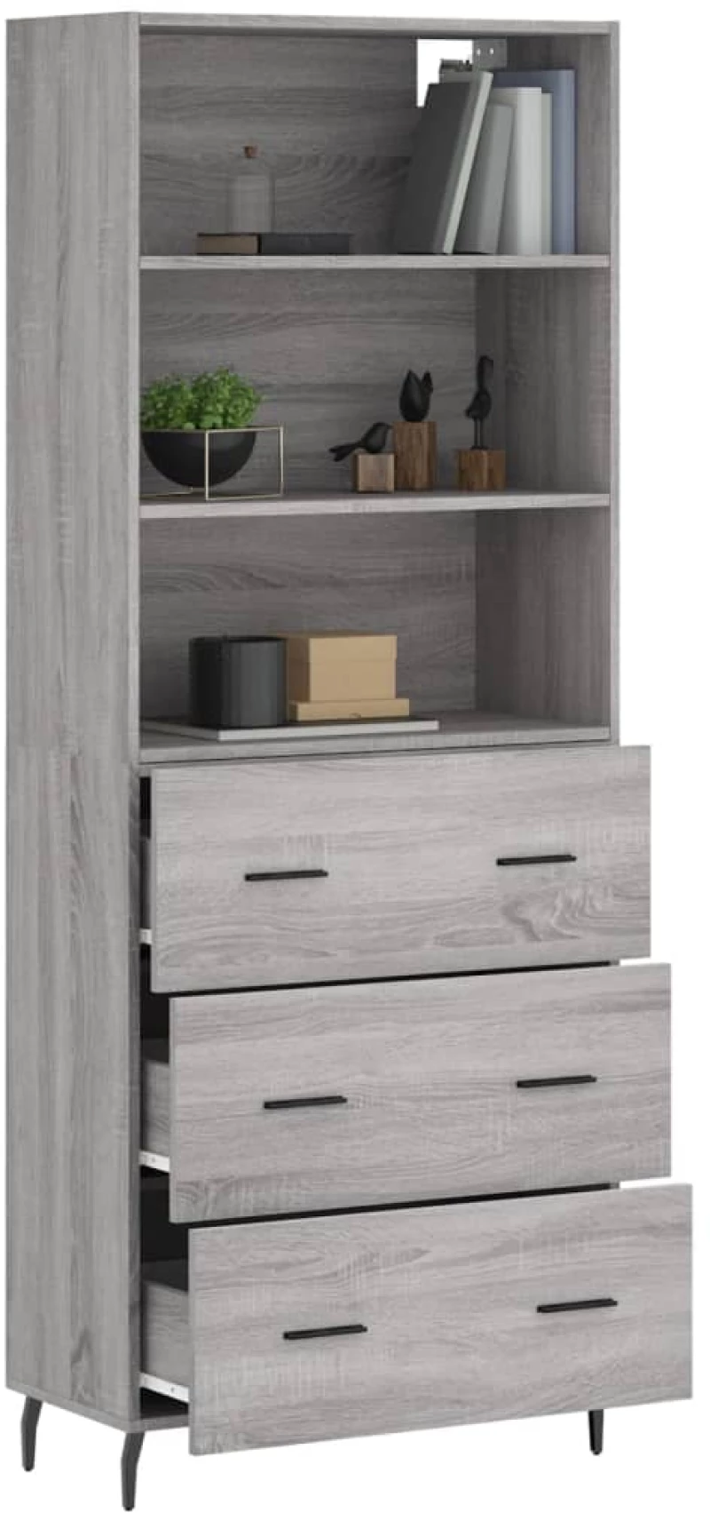 ΝΤΟΥΛΑΠΙ ΓΚΡΙ SONOMA 69,5 X 34 X 180 ΕΚ. ΕΠΕΞΕΡΓΑΣΜΕΝΟ ΞΥΛΟ 3189403
