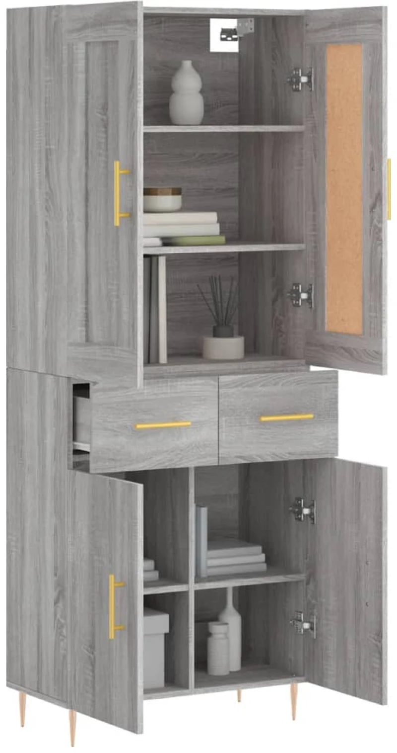 ΝΤΟΥΛΑΠΙ ΓΚΡΙ SONOMA 69,5 X 34 X 180 ΕΚ. ΕΠΕΞΕΡΓΑΣΜΕΝΟ ΞΥΛΟ 3199871