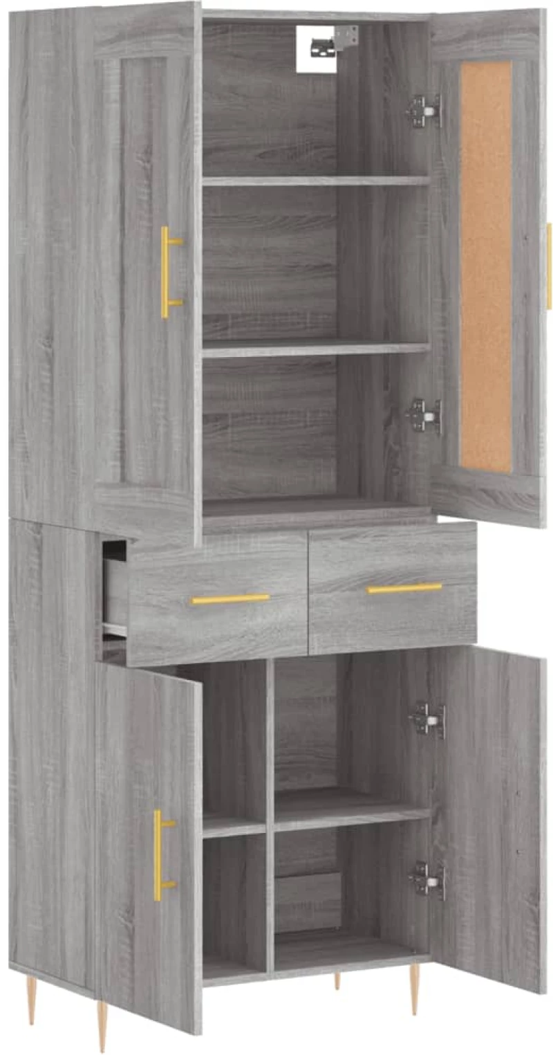 ΝΤΟΥΛΑΠΙ ΓΚΡΙ SONOMA 69,5 X 34 X 180 ΕΚ. ΕΠΕΞΕΡΓΑΣΜΕΝΟ ΞΥΛΟ 3199871