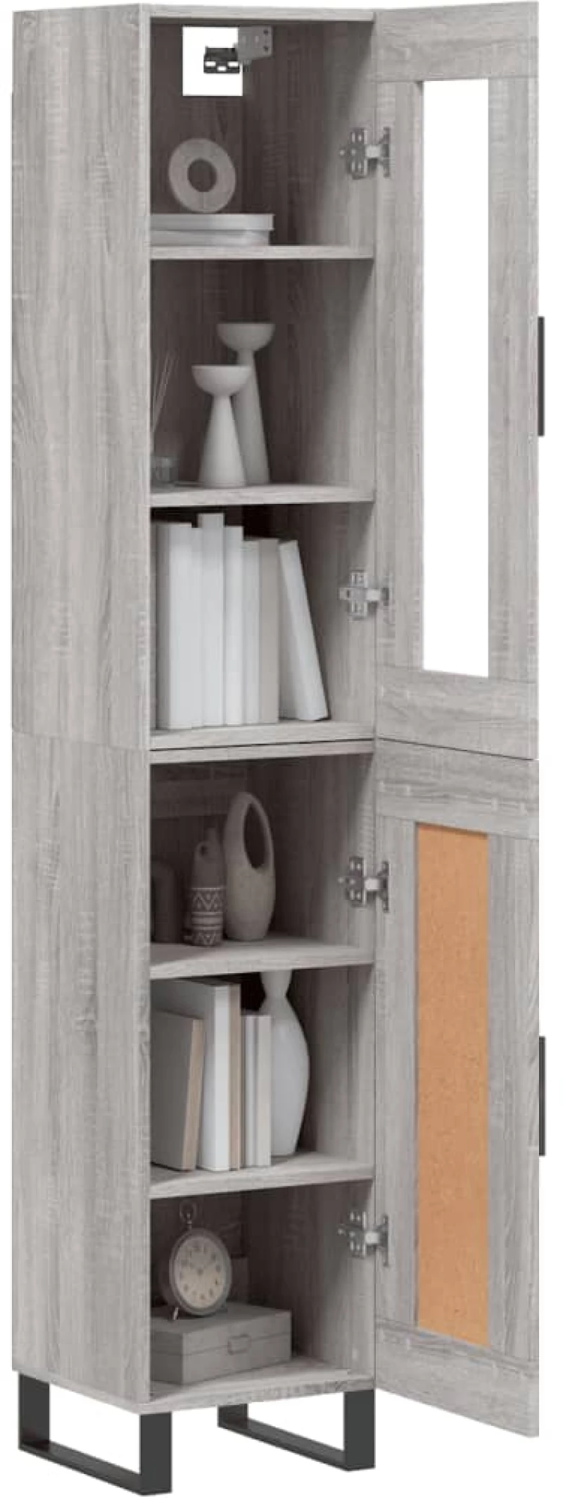 ΜΠΟΥΦΕΣ SONOMA ΓΚΡΙ 34,5 X 34 X 180 ΕΚ. ΑΠΟ ΕΠΕΞΕΡΓΑΣΜΕΝΟ ΞΥΛΟ 3199519