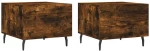 ΤΡΑΠΕΖΑΚΙΑ ΣΑΛΟΝΙΟΥ 2 ΤΕΜ ΚΑΠΝΙΣΤΗ OAK 50X50X40 ΕΚ ΕΠΕΞ. ΞΥΛΟ 829439