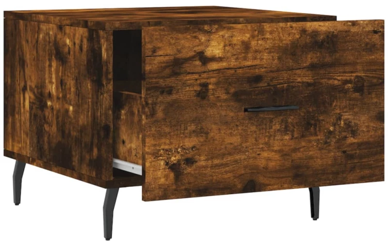 ΤΡΑΠΕΖΑΚΙΑ ΣΑΛΟΝΙΟΥ 2 ΤΕΜ ΚΑΠΝΙΣΤΗ OAK 50X50X40 ΕΚ ΕΠΕΞ. ΞΥΛΟ 829439