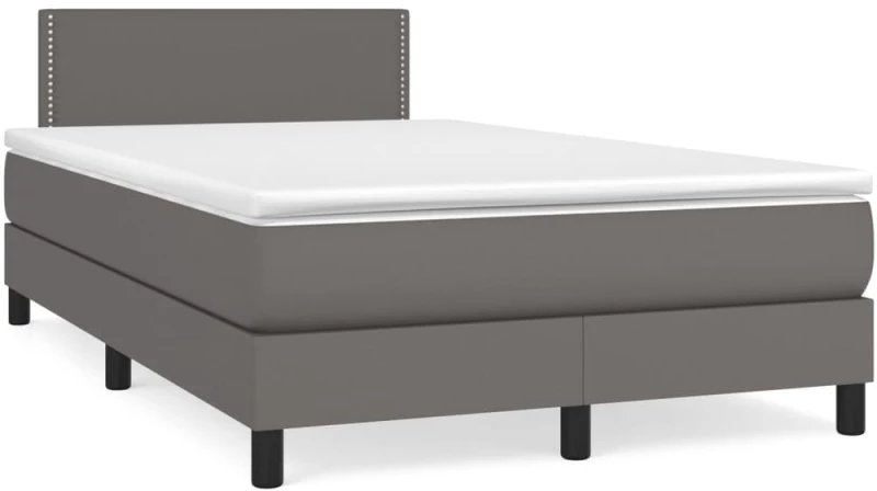 ΚΡΕΒΑΤΙ BOXSPRING ΜΕ ΣΤΡΩΜΑ ΓΚΡΙ 120X200ΕΚ. ΑΠΟ ΣΥΝΘΕΤΙΚΟ ΔΕΡΜΑ 3141057