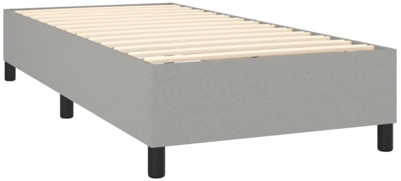 ΚΡΕΒΑΤΙ BOXSPRING ΜΕ ΣΤΡΩΜΑ & LED ΑΝ.ΓΚΡΙ 90X190 ΕΚ. ΥΦΑΣΜΑΤΙΝΟ 3135077