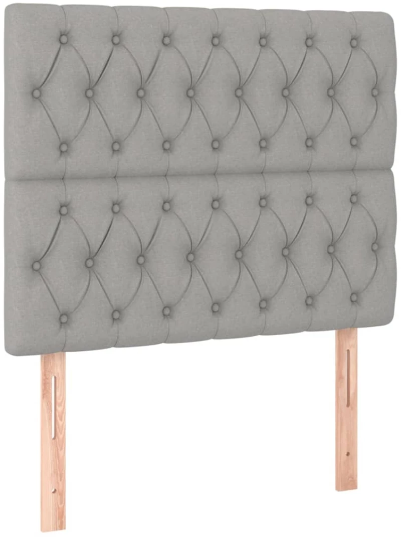 ΚΡΕΒΑΤΙ BOXSPRING ΜΕ ΣΤΡΩΜΑ & LED ΑΝ.ΓΚΡΙ 90X190 ΕΚ. ΥΦΑΣΜΑΤΙΝΟ 3135077