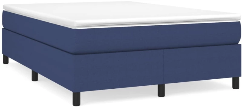 ΚΡΕΒΑΤΙ BOXSPRING ΜΕ ΣΤΡΩΜΑ ΜΠΛΕ 140X190 ΕΚ. ΥΦΑΣΜΑΤΙΝΟ 3144421