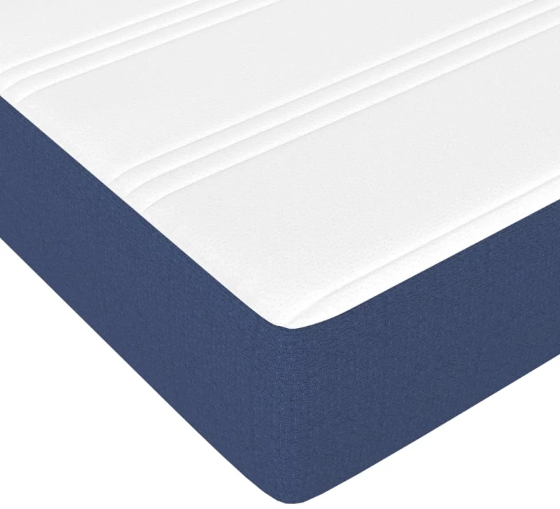 ΚΡΕΒΑΤΙ BOXSPRING ΜΕ ΣΤΡΩΜΑ ΜΠΛΕ 140X190 ΕΚ. ΥΦΑΣΜΑΤΙΝΟ 3144421