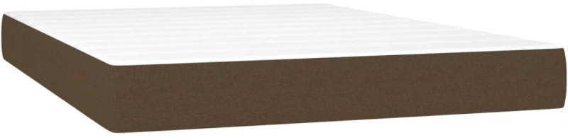 ΚΡΕΒΑΤΙ BOXSPRING ΜΕ ΣΤΡΩΜΑ ΣΚΟΥΡΟ ΚΑΦΕ 140X200 ΕΚ ΥΦΑΣΜΑΤΙΝΟ 3130196