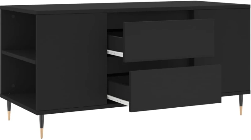 ΤΡΑΠΕΖΑΚΙ ΣΑΛΟΝΙΟΥ ΜΑΥΡΟ 102X44,5X50 ΕΚ. ΑΠΟ ΕΠΕΞΕΡΓΑΣΜΕΝΟ ΞΥΛΟ 830989