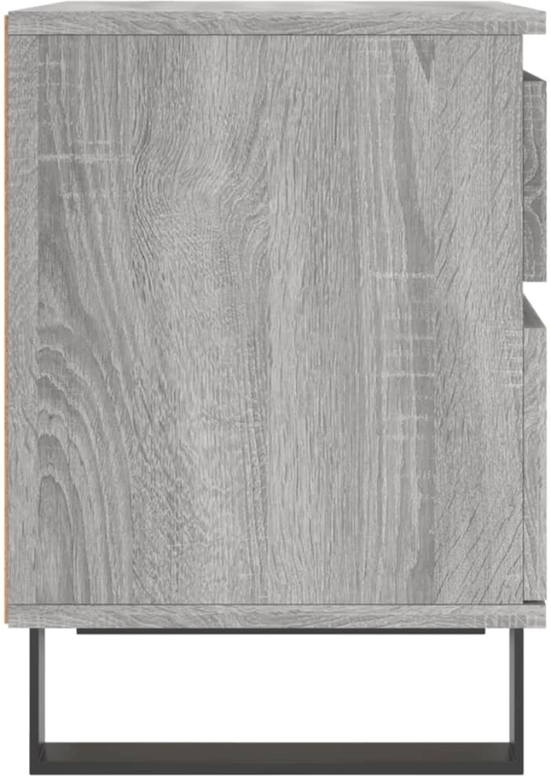 ΚΟΜΟΔΙΝΑ 2 ΤΕΜ. ΓΚΡΙ SONOMA 40 X 35 X 50 ΕΚ. ΑΠΟ ΕΠΕΞΕΡΓ. ΞΥΛΟ 830697