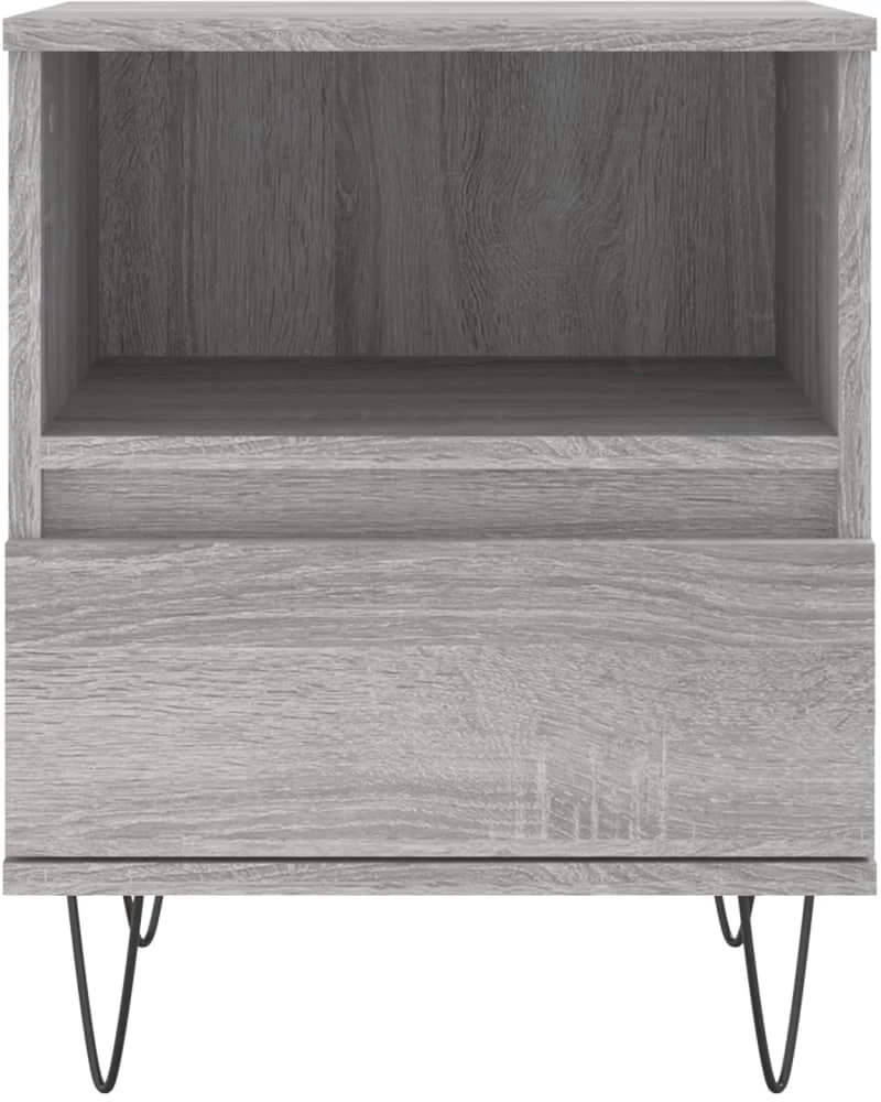 ΚΟΜΟΔΙΝΑ 2 ΤΕΜ. ΓΚΡΙ SONOMA 40 X 35 X 50 ΕΚ. ΑΠΟ ΕΠΕΞΕΡΓ. ΞΥΛΟ 830633