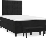 ΚΡΕΒΑΤΙ BOXSPRING ΜΕ ΣΤΡΩΜΑ ΜΑΥΡΟ 120 X 200 ΕΚ. ΒΕΛΟΥΔΙΝΟ 3137835