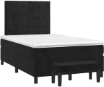 ΚΡΕΒΑΤΙ BOXSPRING ΜΕ ΣΤΡΩΜΑ ΜΑΥΡΟ 120 X 200 ΕΚ. ΒΕΛΟΥΔΙΝΟ 3137835