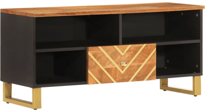 ΈΠΙΠΛΟ ΤΗΛΕΟΡΑΣΗΣ ΚΑΦΕ/ΜΑΥΡΟ 100X33,5X46 ΕΚ. ΜΑΣΙΦ ΞΥΛΟ ΜΑΝΓΚΟ 356799