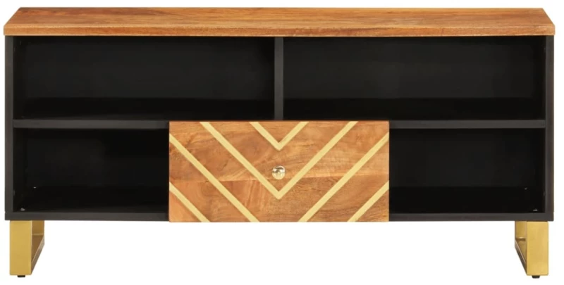 ΈΠΙΠΛΟ ΤΗΛΕΟΡΑΣΗΣ ΚΑΦΕ/ΜΑΥΡΟ 100X33,5X46 ΕΚ. ΜΑΣΙΦ ΞΥΛΟ ΜΑΝΓΚΟ 356799