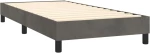 ΚΡΕΒΑΤΙ BOXSPRING ΜΕ ΣΤΡΩΜΑ ΣΚΟΥΡΟ ΓΚΡΙ 80X200 ΕΚ. ΒΕΛΟΥΔΙΝΟ 3127638
