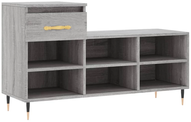 ΠΑΠΟΥΤΣΟΘΗΚΗ ΓΚΡΙ SONOMA 102X36X60 ΕΚ. ΑΠΟ ΕΠΕΞΕΡΓΑΣΜΕΝΟ ΞΥΛΟ 831362