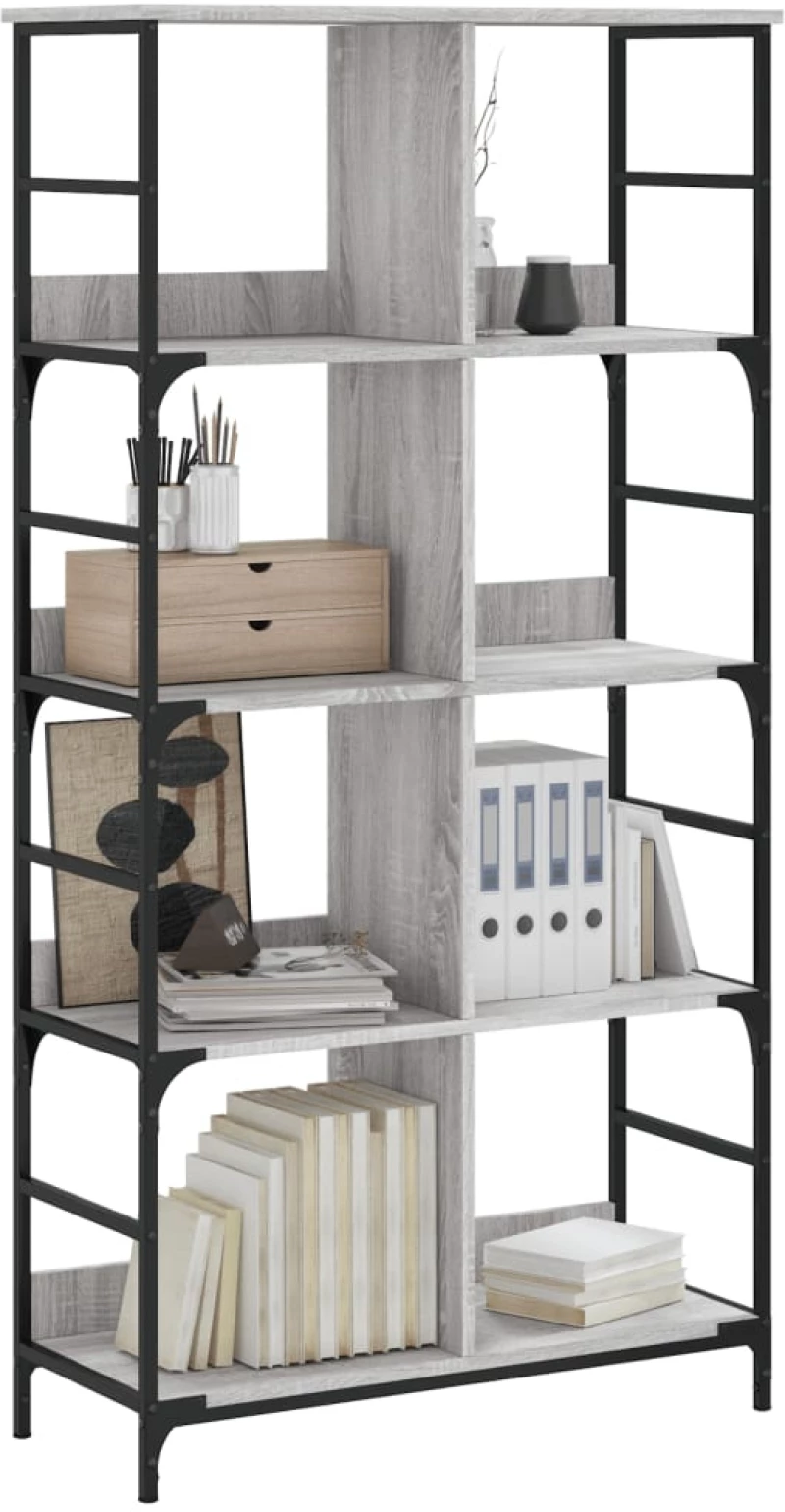ΒΙΒΛΙΟΘΗΚΗ ΓΚΡΙ SONOMA 78,5 X 33 X 153 ΕΚ. ΕΠΕΞΕΡΓΑΣΜΕΝΟ ΞΥΛΟ 835257