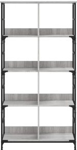 ΒΙΒΛΙΟΘΗΚΗ ΓΚΡΙ SONOMA 78,5 X 33 X 153 ΕΚ. ΕΠΕΞΕΡΓΑΣΜΕΝΟ ΞΥΛΟ 835257