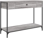 ΤΡΑΠΕΖΙ ΚΟΝΣΟΛΑ ΓΚΡΙ SONOMA 100X34,5X75 ΕΚ. ΕΠΕΞΕΡΓΑΣΜΕΝΟ ΞΥΛΟ 834163