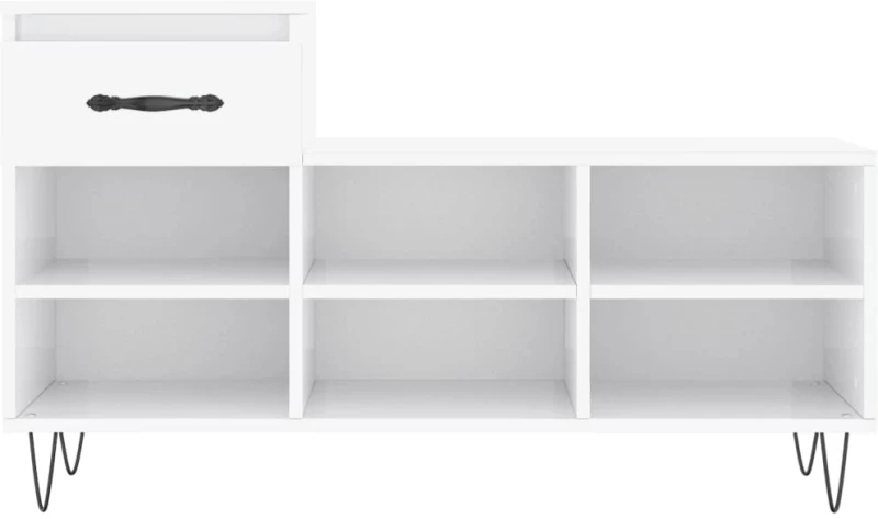 ΠΑΠΟΥΤΣΟΘΗΚΗ ΓΥΑΛΙΣΤΕΡΟ ΛΕΥΚΟ 102X36X60 ΕΚ. ΕΠΕΞΕΡΓΑΣΜΕΝΟ ΞΥΛΟ 831366