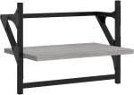 ΡΑΦΙΑ ΤΟΙΧΟΥ ΜΕ ΜΠΑΡΑ 2 ΤΕΜ. ΓΚΡΙ SONOMA 40X25X30 ΕΚ. 836241