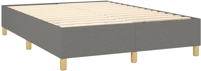 ΚΡΕΒΑΤΙ BOXSPRING ΜΕ ΣΤΡΩΜΑ & LED ΣΚ.ΓΚΡΙ 140X190ΕΚ. ΥΦΑΣΜΑΤΙΝΟ 3135270