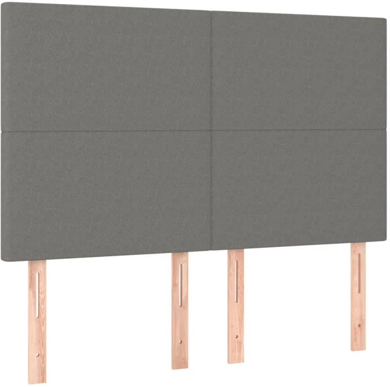 ΚΡΕΒΑΤΙ BOXSPRING ΜΕ ΣΤΡΩΜΑ & LED ΣΚ.ΓΚΡΙ 140X190ΕΚ. ΥΦΑΣΜΑΤΙΝΟ 3135270
