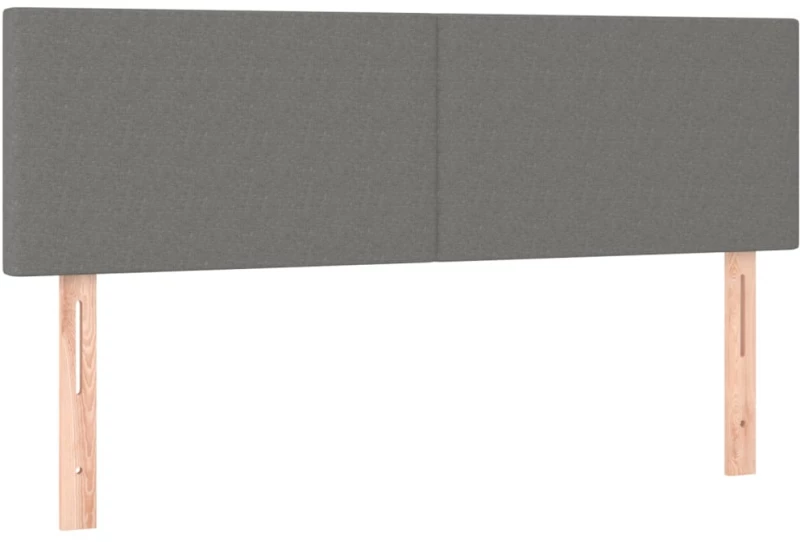 ΚΡΕΒΑΤΙ BOXSPRING ΜΕ ΣΤΡΩΜΑ ΣΚΟΥΡΟ ΓΚΡΙ 140X190 ΕΚ. ΥΦΑΣΜΑΤΙΝΟ 3126078