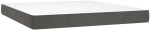 ΚΡΕΒΑΤΙ BOXSPRING ΜΕ ΣΤΡΩΜΑ ΣΚΟΥΡΟ ΓΚΡΙ 180X200 ΕΚ. ΒΕΛΟΥΔΙΝΟ 3129166
