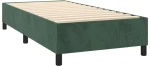 ΚΡΕΒΑΤΙ BOXSPRING ΜΕ ΣΤΡΩΜΑ & LED ΣΚ. ΠΡΑΣΙΝΟ 100X200ΕΚ ΒΕΛΟΥΔΟ 3139490